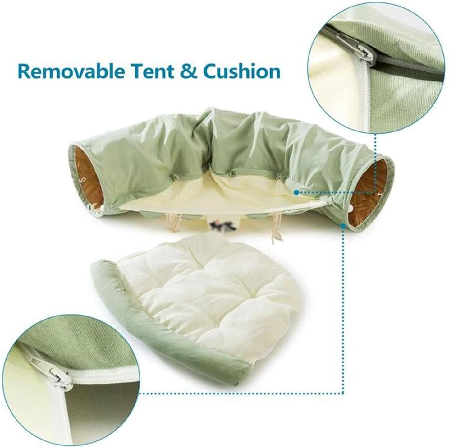 Plush Burrowing Cat Tunnel