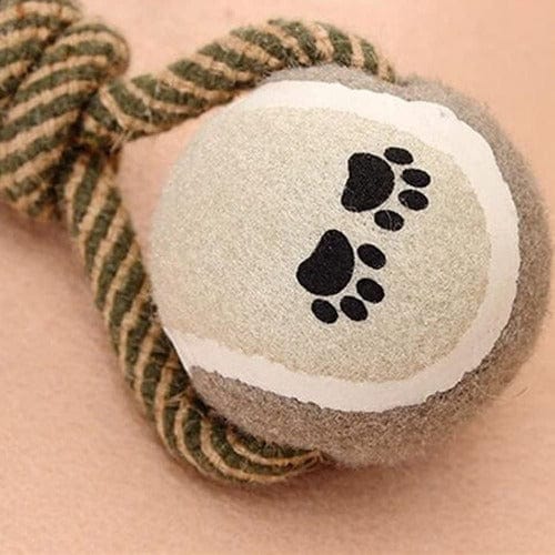 Ball and Rope Toy - Buddies Pet Shop