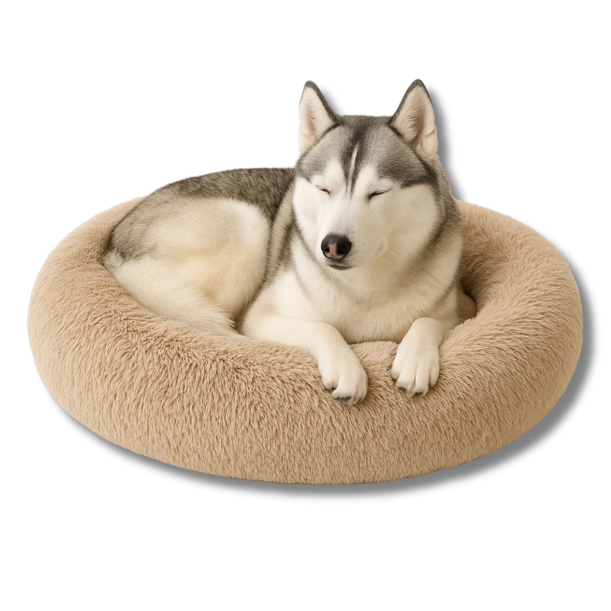 Calming Dog Bed with Removable Cover