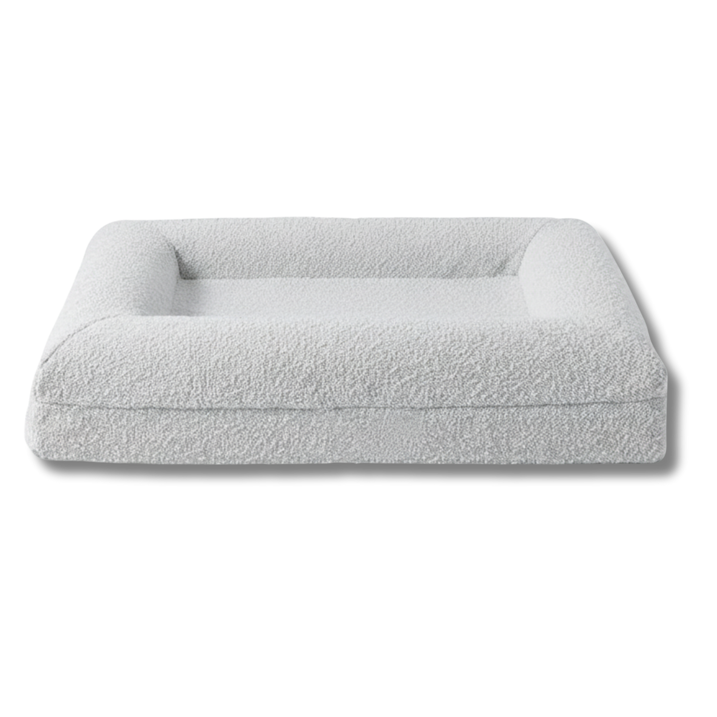Luxury Bouclé Memory Foam Dog Bed