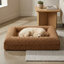 Luxury Bouclé Memory Foam Dog Bed