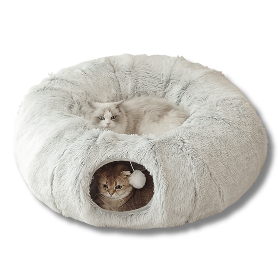 Calming Cat Tunnel Bed