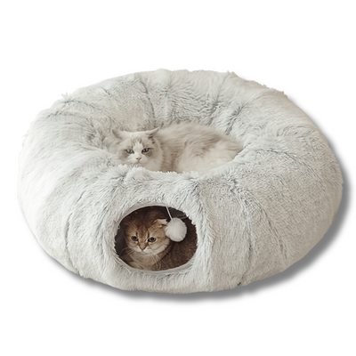 Calming Cat Tunnel Bed