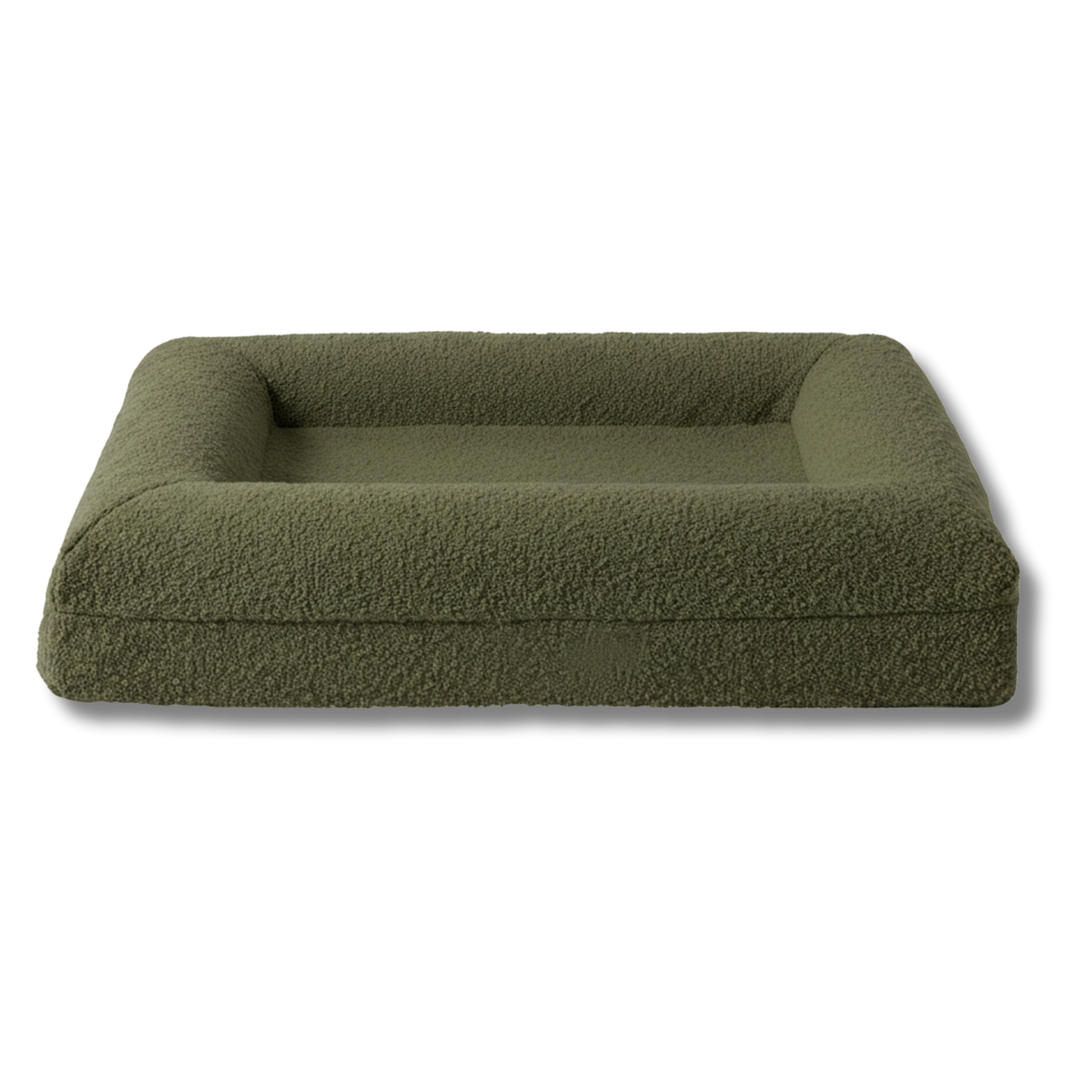 Luxury Bouclé Memory Foam Dog Bed