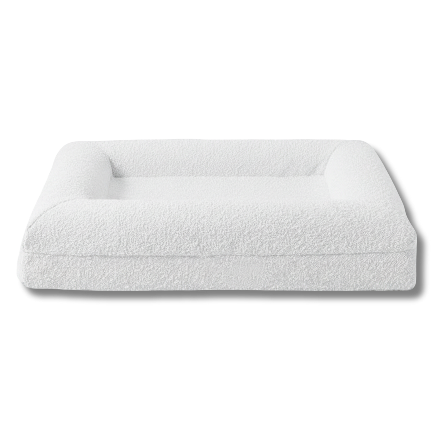 Luxury Bouclé Memory Foam Dog Bed