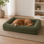 Luxury Bouclé Memory Foam Dog Bed
