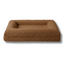 Brown pet bed on a white background