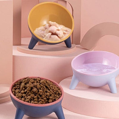 Raised Tilted Pet Bowls - Buddies Pet Shop
