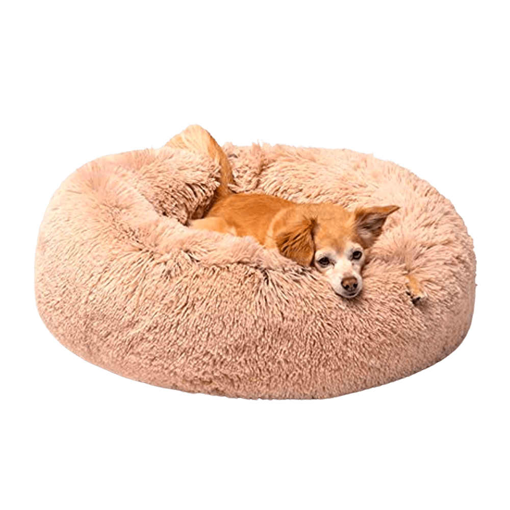 luxury dog bed calming and anti anxiety
