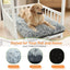 Shaggy Crate Dog Bed