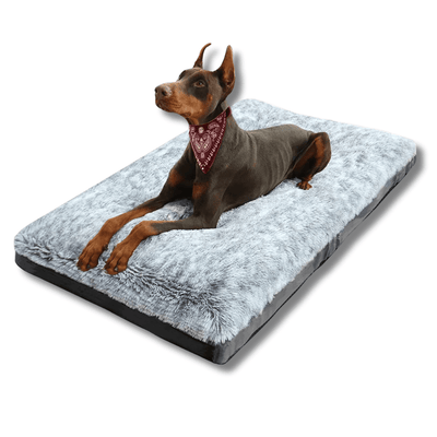 Shaggy Crate Dog Bed