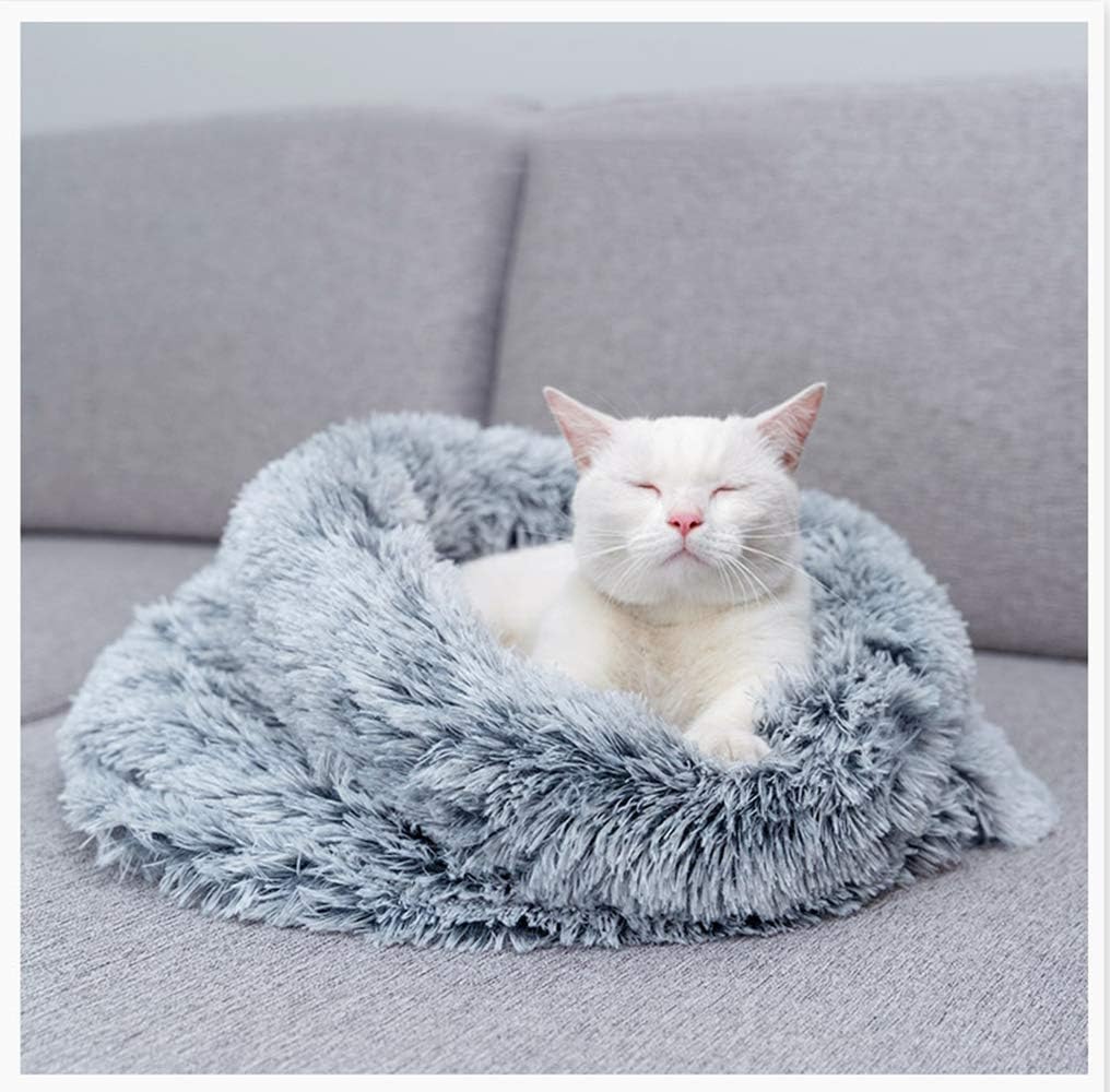 Warm Sleeping Bag Plush Cat Nest