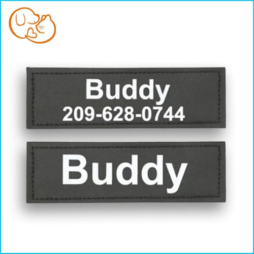 Replacement Custom Harness tags - Buddies Pet Shop