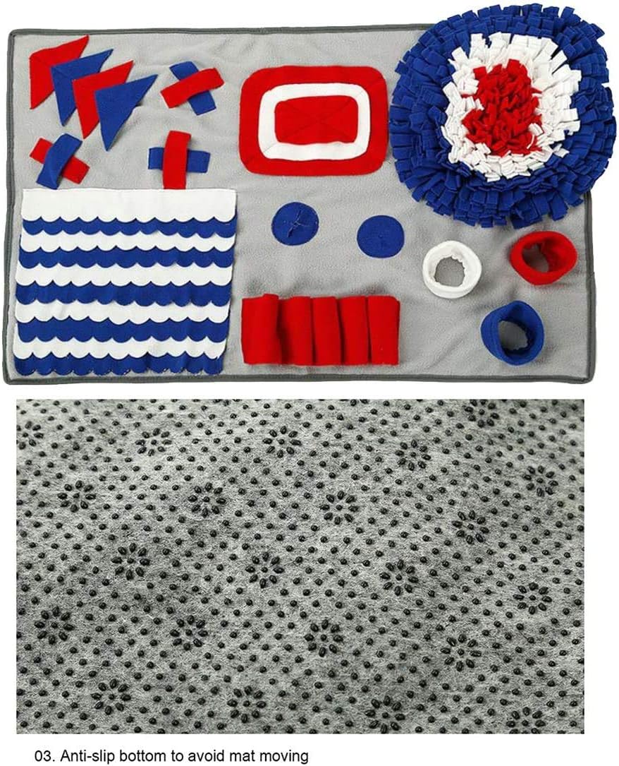 Interactive Snuffle Mat - IQ Treat Toy - Dog Toy Mat - Soft & Washable ...
