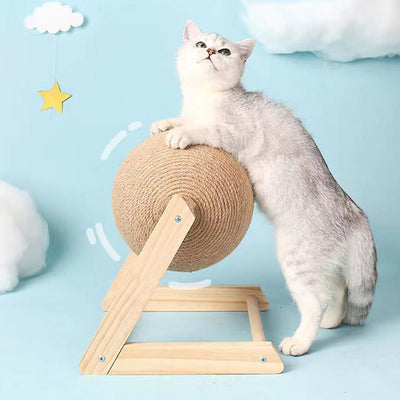 Rolling Cat Scratching Toy