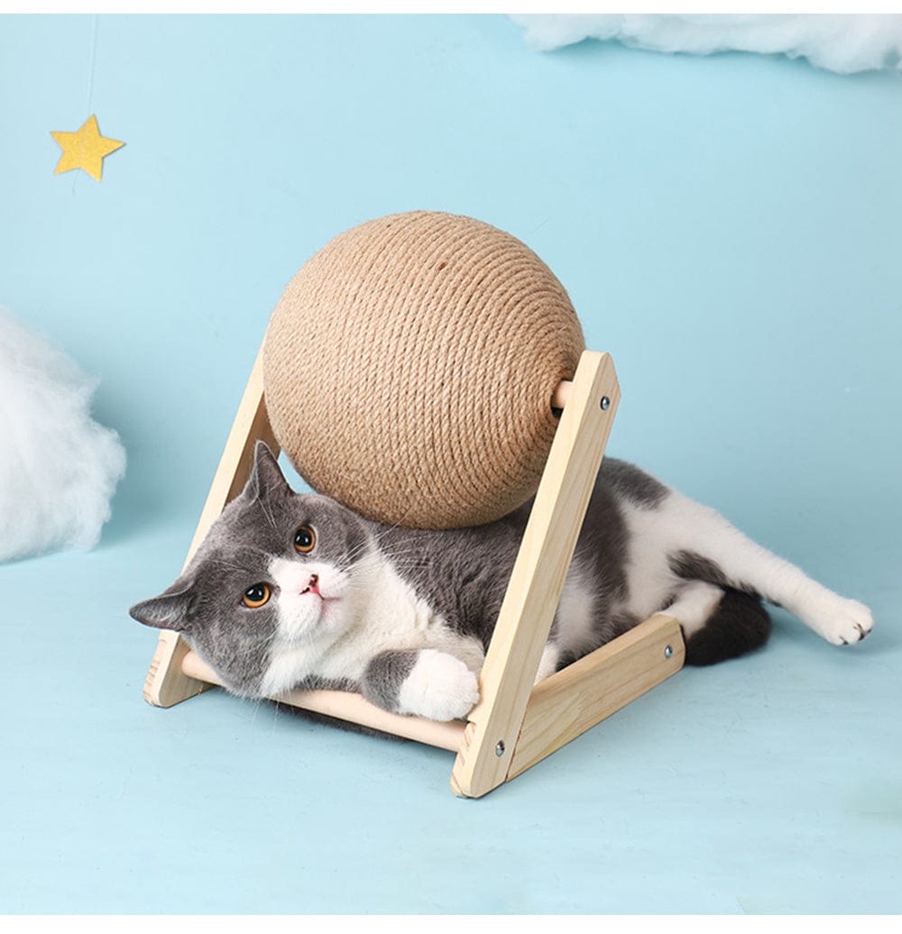 Rolling Cat Scratching Toy