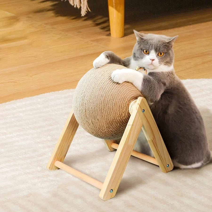 Rolling Cat Scratching Toy